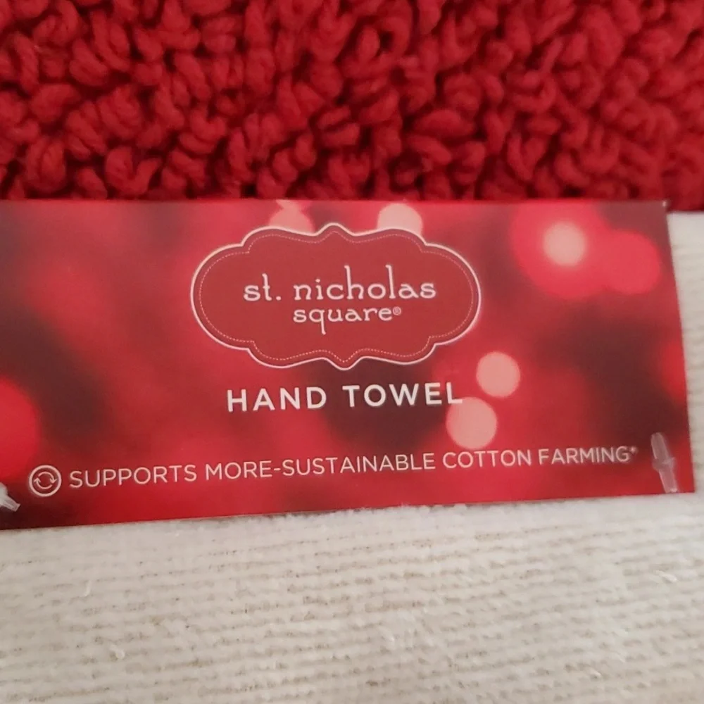 Four Piece Christmas Red Truck Towels And Red Rug